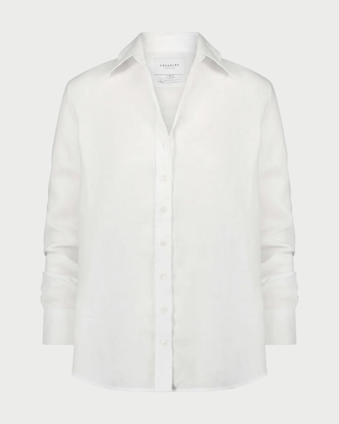 White shirt on a white background