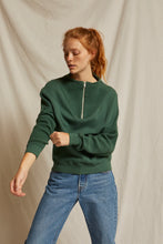 Load image into Gallery viewer, evergreen color fleece sweatshirt at west2westport.com