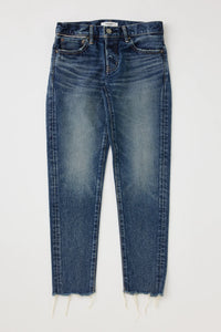 button fly tapered jeans by moussy at west2westport.com