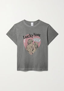 Lucky You RE/DONE tee, available at west2westport.com