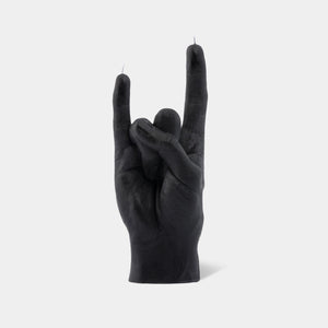CANDLE HAND You rock, in black, available at west2westport.com