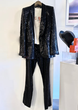 
            
                Load image into Gallery viewer, zadig &amp;amp; voltaire sequin pant and blazer available in westport ct at WEST and online at west2westport.com
            
        