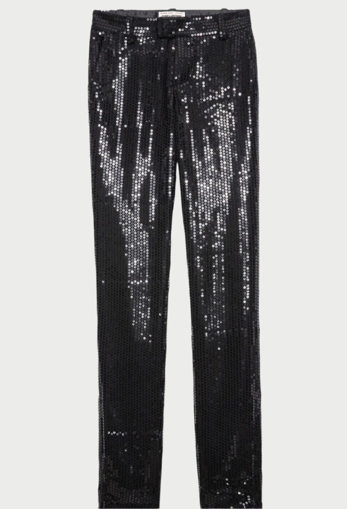 zadig & voltaire sequins pants available at west2westport.com