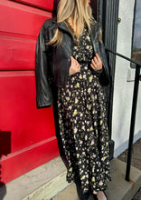 Load image into Gallery viewer, zadig &amp; voltaire roses skirt and blouse with leather jacket at west2westport.com
