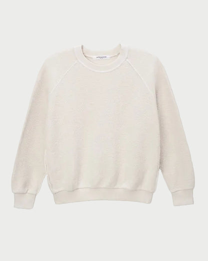 Beige sweatshirt on a white background