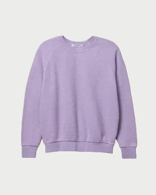 Purple sweatshirt on a white background