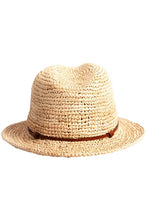 Load image into Gallery viewer, Travuax en Cours Raffia Hat, available at West2westport.com