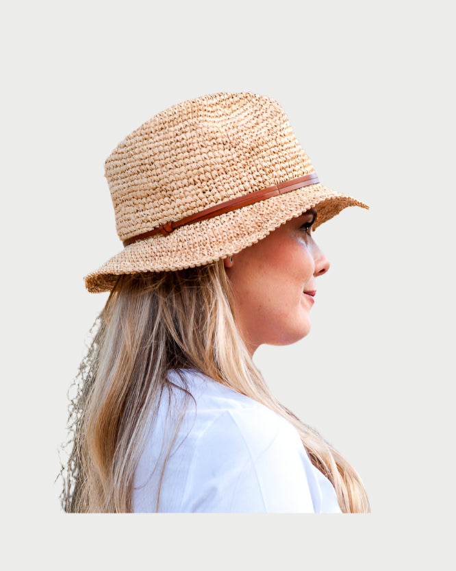 Raffia Hat, available at West2westport.com