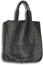 Load image into Gallery viewer, black leather tote at west2westport.com