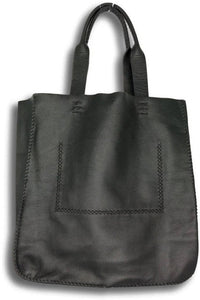 black leather tote at west2westport.com