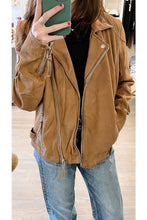 Load image into Gallery viewer, nubuck moto jacket at west2westport.com