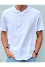 Load image into Gallery viewer, Ringo V Neck in White, available at west2westport.com