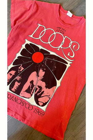 Distressed Doors band tee, available at west2westport.com