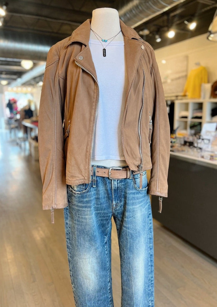 mauritius nubuck jacket at west2westport.com