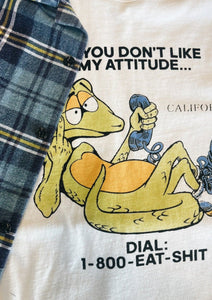 redone men's lizard graphic tee at west2westport.com
