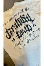 Load image into Gallery viewer, Back of the sun bleached Grateful Dead tee, available at west2westport.com