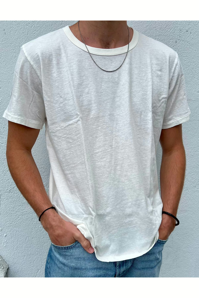 
            
                Load image into Gallery viewer, Classic Tee in Old White, available at west2westport.com
            
        