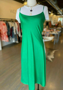  kelly green slip dress at west2westport.com