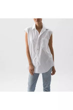 Load image into Gallery viewer, Wear Cisco Sleeveless Button Down, available at west2westport.com