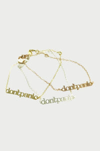 Don't Panic Chain Bracelet - WEST2WESTPORT.com
