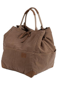 Travaux en Cours Large Tote in machiato, available at west2westport.com