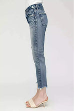Load image into Gallery viewer, side view merry tapered jeans at west2westport.com