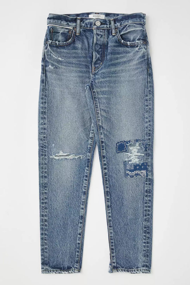 moussy monroe tapered jeans at west2westport.com