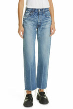Load image into Gallery viewer, Moussy straight wide jeans with no distressing at west2westport.com