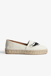 Side of the Zadig & Voltaire Canvas shoe, available at west2westport.com