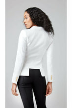Load image into Gallery viewer, smythe duchess blazer in white at west2westport.com