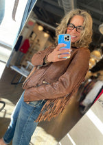 Fringe Leather Jacket