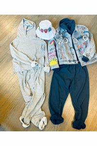 perfect white tee joggers and hoodies at west2westport.com