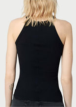 Load image into Gallery viewer, re/done ribbed tank in black at west2westport.com