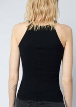 Load image into Gallery viewer, re/done ribbed tank in black at west2westport.com