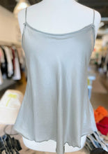 Load image into Gallery viewer, silver silky cami at west2westport.com